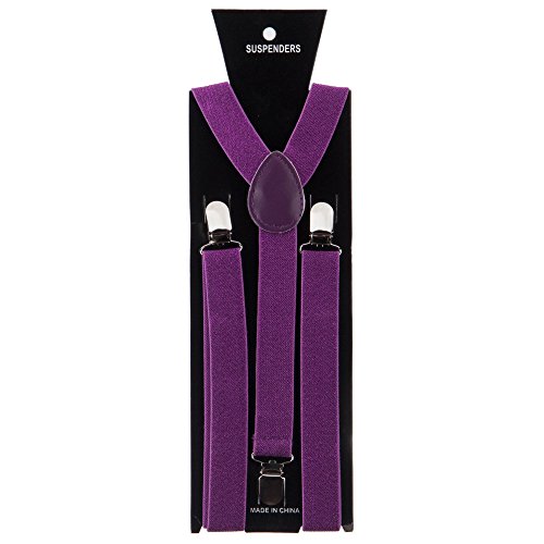 Sparkle Suspenders - Purple OSFM