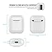 AhaStyle AirPods Silicone Case Shock Proof Protective Cover for Apple AirPods - Clear