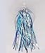 erioctry Kids Children Scooter Bike Handlebar Colourful Streamers Pom-pom Pair Bicycle Grips Sparkle Tassel Ribbon Baby Carrier Accessories (Blue)