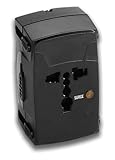 Lewis N. Clark Universal 4 in 1 Adapter Plug, Black