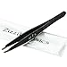 Tweezers – Surgical Grade Stainless Steel - Slant Tip for Expert Eyebrow Shaping and Facial Hair Removal – with Protective Pouch - Best Tweezer for Men and Women (Black)