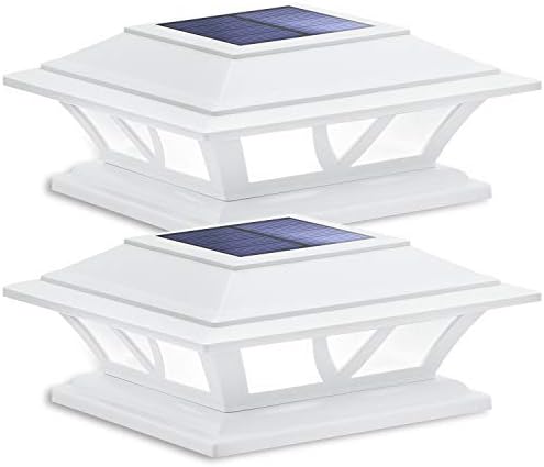 Siedinlar Solar pfostenleuchte Solarbetriebene Außenlampe 2 Modi LED