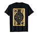 Cool Gold T-shirt Golden King of Spades Easy Card Costume