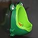 BFY Cute Frog Potty Training Urinal for Boys Kids Babys Toddlers with Funny Aiming Target