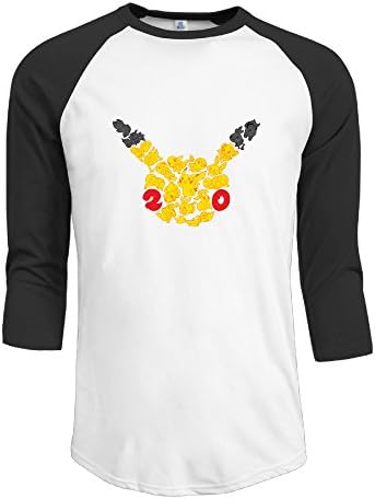 The 20th Anniversary Of Pokemon! Popular 3/4 Sleeve Baseball Tee