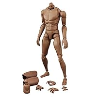 ZYAQ 1/6 Scale Narrow Shoulder Action Figure African American Male Muscular Body Toys Doll for TTM18 TTM19 Hot Toys