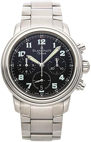 Blancpain Leman Mechanical (Automatic) Black Dial Mens Watch 2185F-1130-71 (Certified Pre-Owned)