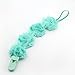 Flower Baby Pacifier Clips, 3 Pacifier Holder in Every Pack, Strong, Easy Clean, Perfect Baby Shower Gift