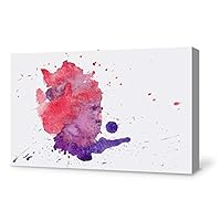 Canvas Wall Art Splash Ink Canvas Prints Home Artwork Decoration for Living Room,Bedroom - 12x18 inches