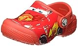 Crocs Kids' Crocsfunlab Cars K Clog, Flame, 7 M US Toddler