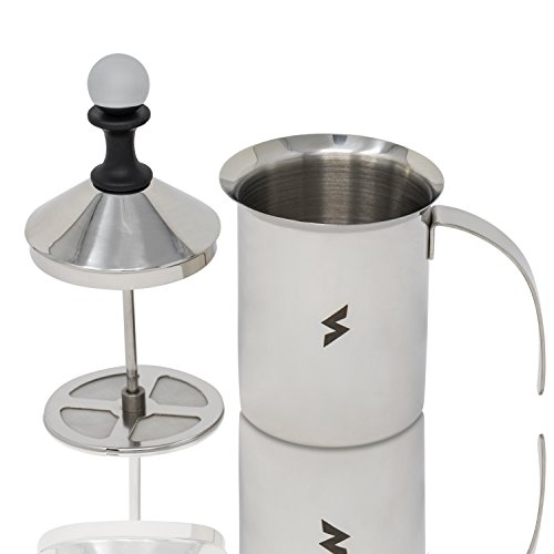 1 SparkPod+Stainless+Handheld+Frothing+Cappuccions