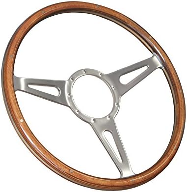 Volante S9 Classic Wood Steering Wheel - 15" Reproduction Shelby Style