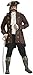 Forum Novelties Men's Buccaneer Jacket Pirate Costume, Brown, Standard