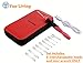 Improved Size Label Fun Living 10 Piece Accessories Kit Includes 9 Interchangeable Heads and 1 Mini Wrench (Replacement Set ONLY) 2.5mm to 6.5mm for Rechargeable 9 in 1 LED Lighted Crochet Hooks
