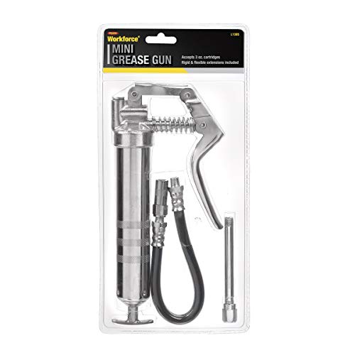 Legacy Workforce Mini Grease Gun, for 3 oz. Cartridges, 12 in. Flexible
