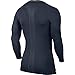 Nike Men's Pro Cool Compression L/S, Obsidian/Dark Grey/White, XL