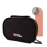 DURAGADGET Black Neoprene Lightweight Zip-Locked Camera Carry Case with Accessories Space - Suitable for HTC RE Action Camera