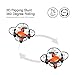 Virhuck Volar-360 Nano Drone (Suit for Experienced Flyer) 2.4 GHz 4.5 CH 6 AXIS GYRO Multicolor LED with Rolls and 3D Flips, Orange