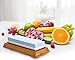 Kota Japan Combination Dual Sided 2000-5000 Grit Diamond Knife Sharpener Whetstone Set for Coarse Sharpening & Fine Polishing. Water Stone Kit | Adjustable Bamboo Holder Base | Precision Blade Guide