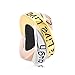 Creationtop Charms Trinity Ring Live Love Laugh Silver Plated Charm Bead (4.8-5mm)
