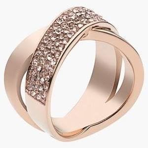 michael kors ring rose