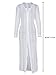 Ayliss Women's Lace Long Kimono Cardigan Maxi Bikini Swimsuit Cover Up,White