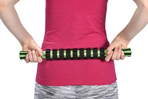 Muscle Roller Stick, Excellent Back Massager Stick &amp; Shoulder Massager Wand It Works on Legs, Calves, Arms. The Stick is Perfect for Myofascial Release Therapy, Home Gym Must Have. Extra Long 19"
