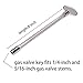 onlyfire Universal 8-Inch Gas Valve Fireplace Key, Fits 1/4