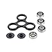 Fidget Spinner, EpochAir Tri-spinner Hand Finger Fidget Toys Ceramic Bearing - Perfect for Adult Children relieves Anxiety, Autism and Boredom Black