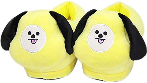 Kpop BTS BT21 Plush Slippers Women Bangtan Boys Cartoon Indoor Home Warm Cooky Tata Chimmy Cotton Slipper Shoes