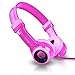 JLab JBuddies Kids- Volume Limiting Headphones, Guaranteed for Life - Pink