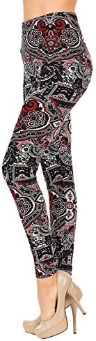 Printed Super Soft Leggings Regular Size (Ancient Shields)