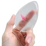 Premium Improved Silicone Makeup Sponge Applicator with Strap & Tapered Shape By Maiko Beauty. Easier to Hold for Precise Application.