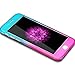 iPhone 5S Case, MAGGICWEI-DL® Full Body Coverage Ultra-thin Hard Hybrid Plastic with [Slim Tempered Glass Screen Protector] Protective Case Cover & Skin for Apple iPhone 5/5S/SE (Blue/Purple)