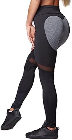 Tourdarson Women's Fitness Yoga Pants Workout Sports Gym Leggings Running Pants(Large,Black)