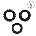 Odeer-Cock Rings Penis Ring,3 Sizes Silicone Rings for Male Bigger Harder Longer Penis, Improve Endurance and Delay Ejaculation Sex Toy for Men