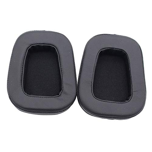 QUICATCH Compatible for Logitech G933 G633 Surround Gaming Headphones Replacement Earpads Earmuff Soft Foam Earbuds Black 1Pair