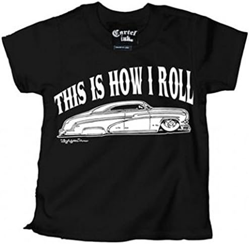 Kid's Cartel Ink This is How I Roll Merc T-Shirt Black M (7-8)