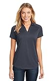 Port Authority Women's Digi Heather Performance Polo_Dark Grey_L