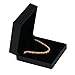 vcmart 18K Gold Plated 4mm Stainless Steel Rope Chain Men Women, 22