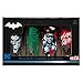 Zak Designs DC Comics Mini Glasses, 4 Count (Pack of 1), Batman Harley Quinn Joker 2oz