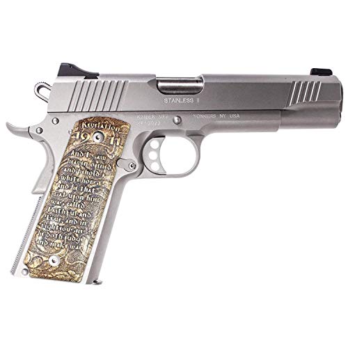 1911 Grips - Revelation 19:11, Full-Size designer wooden pistol grips