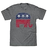 Republican Elephant T-Shirt | Grey | Poly Cotton Blend | Classic Look