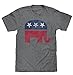 Republican Elephant T-Shirt | Grey | Poly Cotton Blend | Classic Look