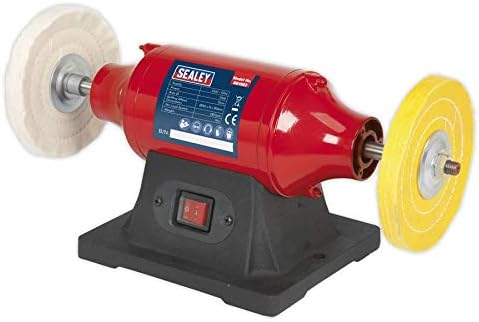 Sealey Bb1502 Bench Mounting Buffer/Polisher 150Mm 370W/230V, White - Image 3