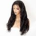 Chantiche Glueless Body Wave 360 Lace Wig with Natural Hairline and High Ponytail Brazilian Virgin 360 Lace Frontal Human Hair Wigs for Women 150% Extra Heavy Density 18inches Natural Color