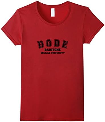 Women's DGBE Baritone Ukulele University Large Cranberry
