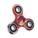 STRESS SPINNER Multicolor Tri-Spinner ADHD Fidget Toy EDC Focus Toy with Hybrid Ceramic Bearing (D 06)
