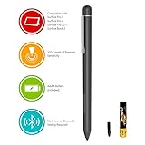 Surface Pen for Microsoft Surface Book Surface Pro 3 Pro 4 Pro 5 Pro 6 Surface Go Surface Laptop 2 with 1024 Level Pressure Sensitivity, AAAA Battery & 2 Surface Pen Tips, Support Palm Rejection