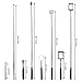 4 Pack Magnetic Pick-Up Tool, Telescoping Pick Up Sticks, Inspection Mirror with LED Light for Extra Viewing Pickup, Christmas Stocking Stuffers, Cool Gadgets Gifts for Men, Dad, Husband, Father, Him